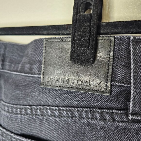 Artizia Denim Forum 28 Black The 90s Ricci Skirt Micro Mini  Mid Rise Jean - Picture 4 of 7